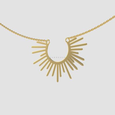 آویز طلا خورشید کد 01