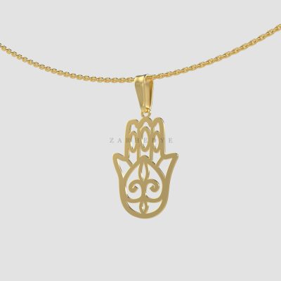آویز طلا اسلیمی کد 05