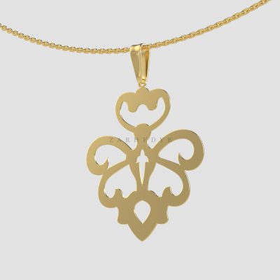 آویز طلا اسلیمی کد 04