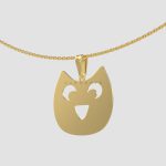 آویز طلا جغد کد 02
