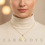 آویز طلا پرنده کد 07 روی گردن مدل